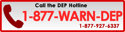DEP Hotline Number